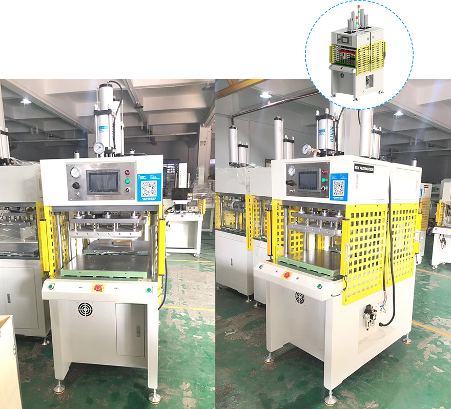 XDY-3046SZT雙頭熱壓機(jī)展示 XDY-3046SZT雙頭熱壓機(jī)展示